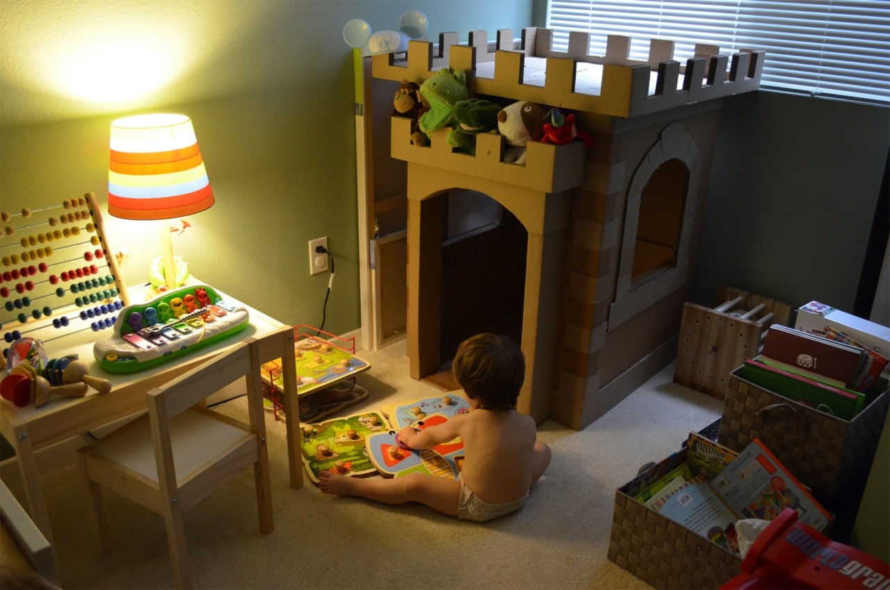 castle cardboard fun construction boxes