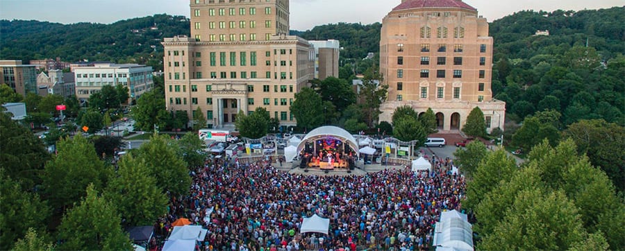 Asheville NC Downtown Music Scene