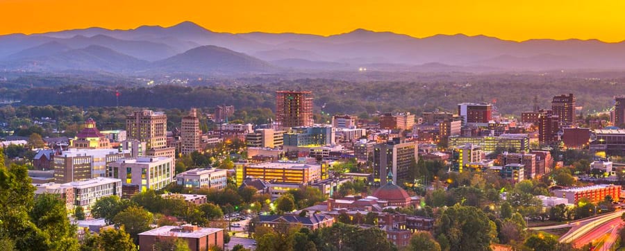 Downtown Asheville NC  Perfect Weather