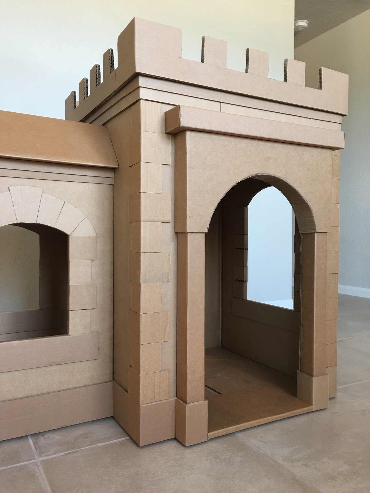 A Kid's Dream Cardboard Castle Made Out of Boxes | Brandon Tran