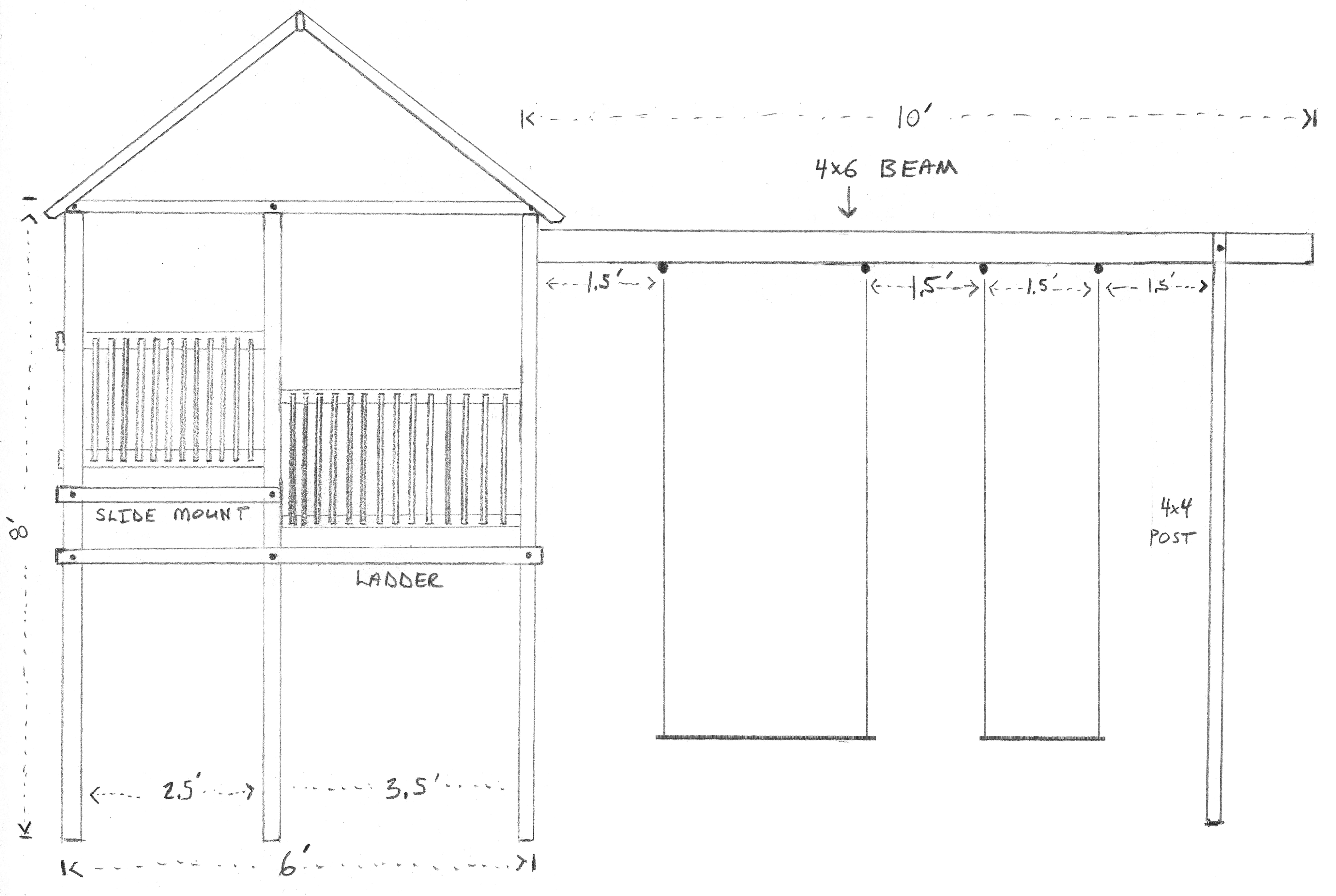 Tree House Plans Front View
